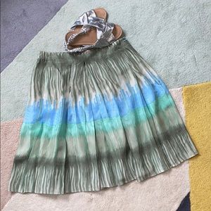 Tie-dye Silk Skirt